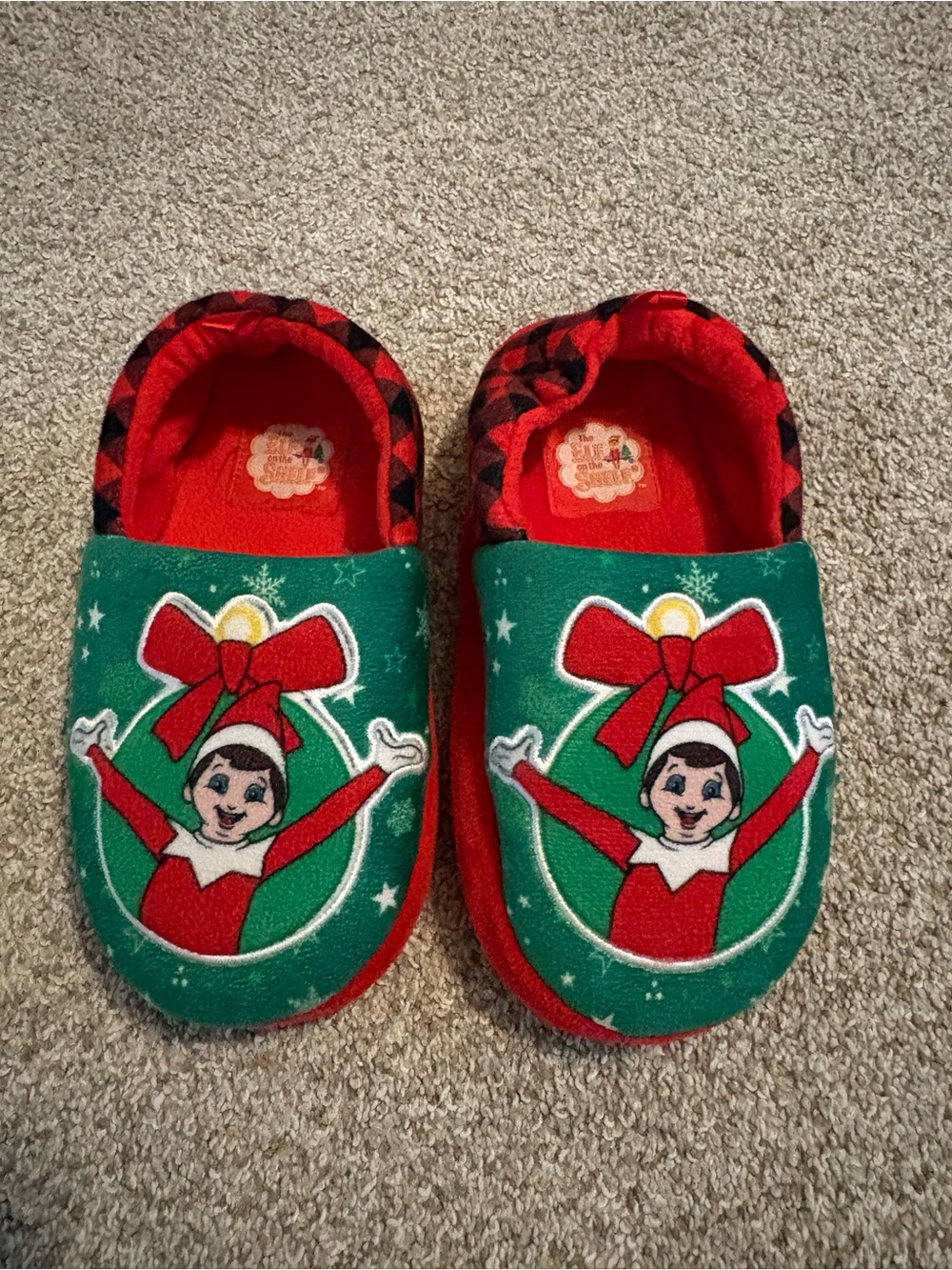 Elf on the Shelf House Slippers